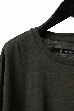 画像をギャラリービューアに読み込む, A.F ARTEFACT DOLMAN BIG TEE / SLAB JERSEY (KHAKI)