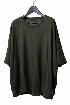 画像をギャラリービューアに読み込む, A.F ARTEFACT DOLMAN BIG TEE / SLAB JERSEY (KHAKI)