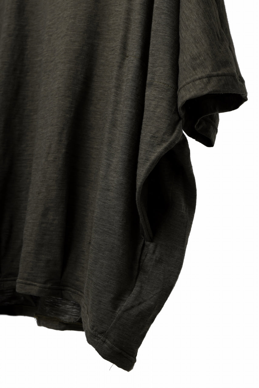 画像をギャラリービューアに読み込む, A.F ARTEFACT DOLMAN BIG TEE / SLAB JERSEY (KHAKI)