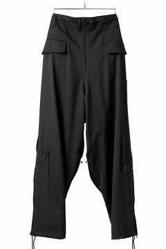 画像をギャラリービューアに読み込む, Y's BANG ON! No.189 GABARDINE PATCH WORK PANTS (BLACK)