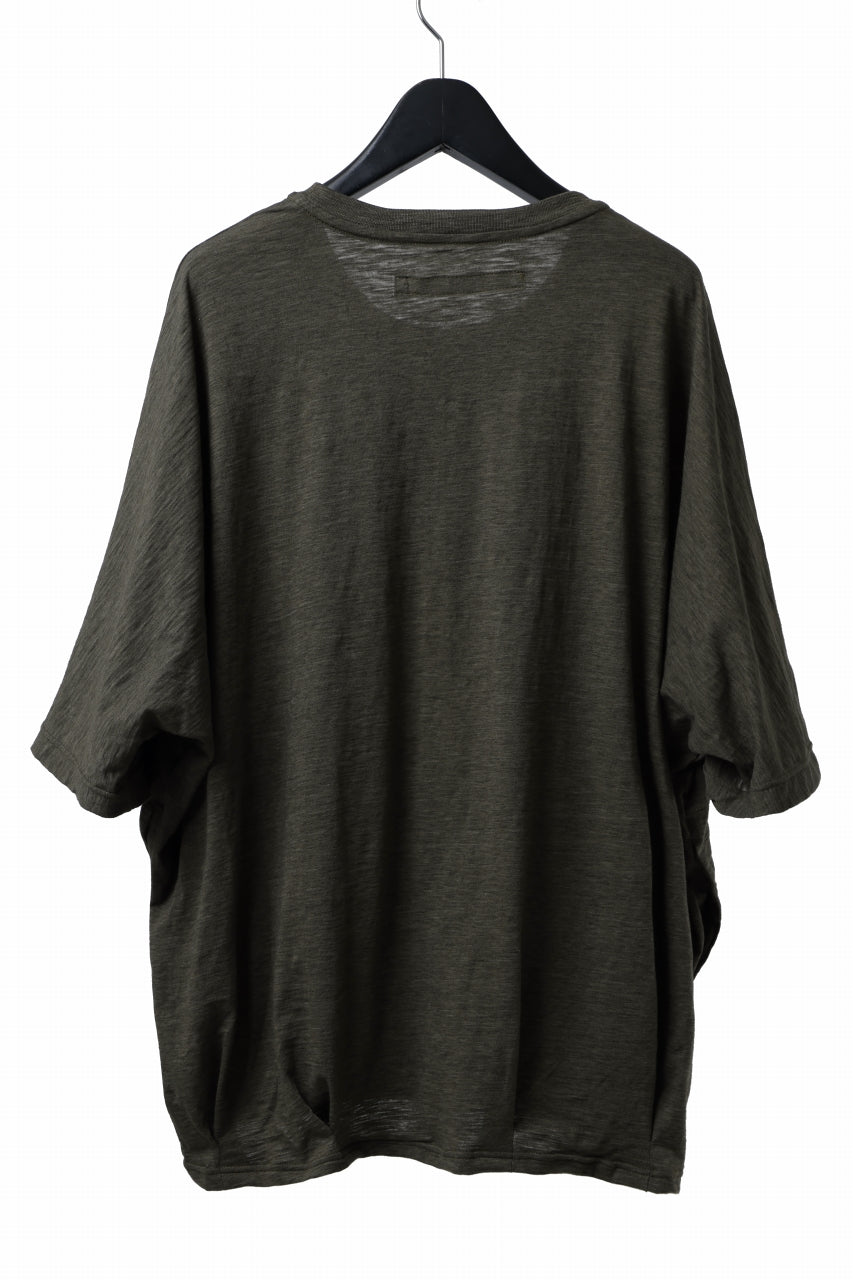 画像をギャラリービューアに読み込む, A.F ARTEFACT DOLMAN BIG TEE / ABSTRACT PRINT Ver. / SLAB JERSEY (KHAKI)