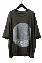 画像をギャラリービューアに読み込む, A.F ARTEFACT DOLMAN BIG TEE / ABSTRACT PRINT Ver. / SLAB JERSEY (KHAKI)