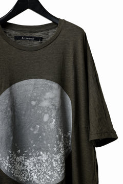 画像をギャラリービューアに読み込む, A.F ARTEFACT DOLMAN BIG TEE / ABSTRACT PRINT Ver. / SLAB JERSEY (KHAKI)