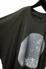 画像をギャラリービューアに読み込む, A.F ARTEFACT DOLMAN BIG TEE / ABSTRACT PRINT Ver. / SLAB JERSEY (KHAKI)