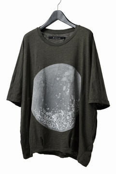 画像をギャラリービューアに読み込む, A.F ARTEFACT DOLMAN BIG TEE / ABSTRACT PRINT Ver. / SLAB JERSEY (KHAKI)