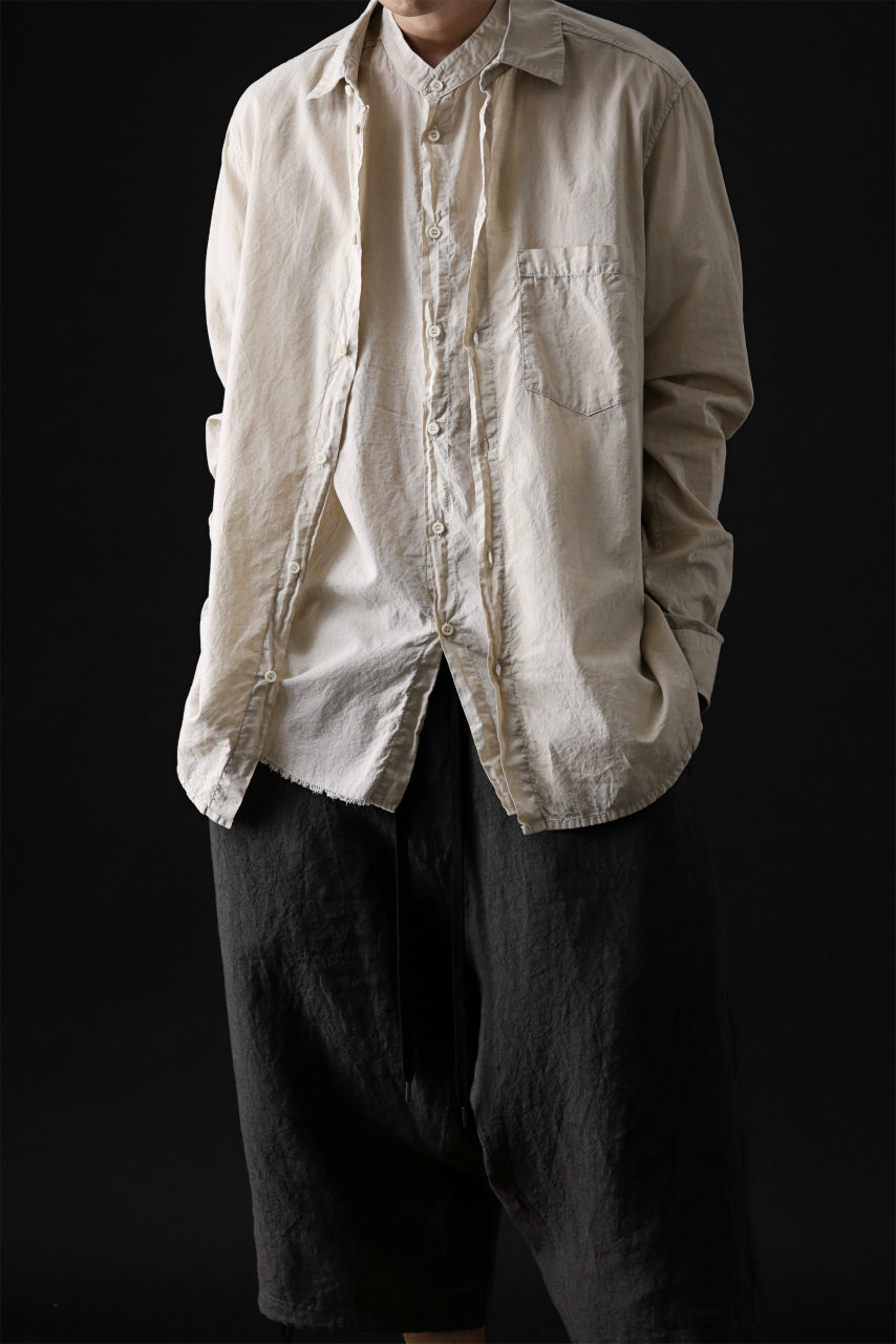 Load image into Gallery viewer, daub DYEING MINIMAL SS SHIRT / ORGANIC COTTON (SAND)