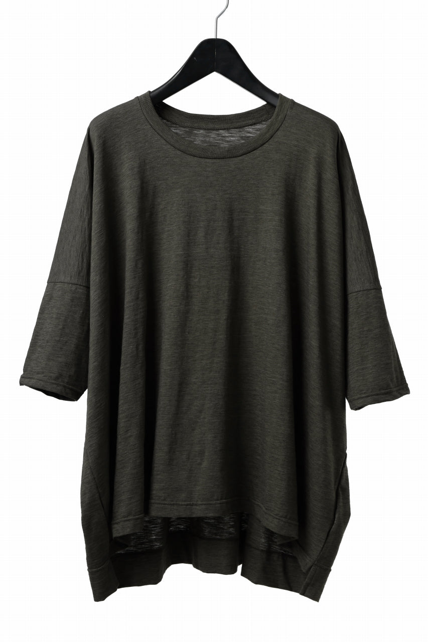 画像をギャラリービューアに読み込む, A.F ARTEFACT OVER SIZED DOLMAN TEE / SLAB JERSEY (KHAKI)