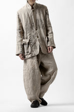 画像をギャラリービューアに読み込む, YUTA MATSUOKA wide tapered pants / safiran linen (ecru)