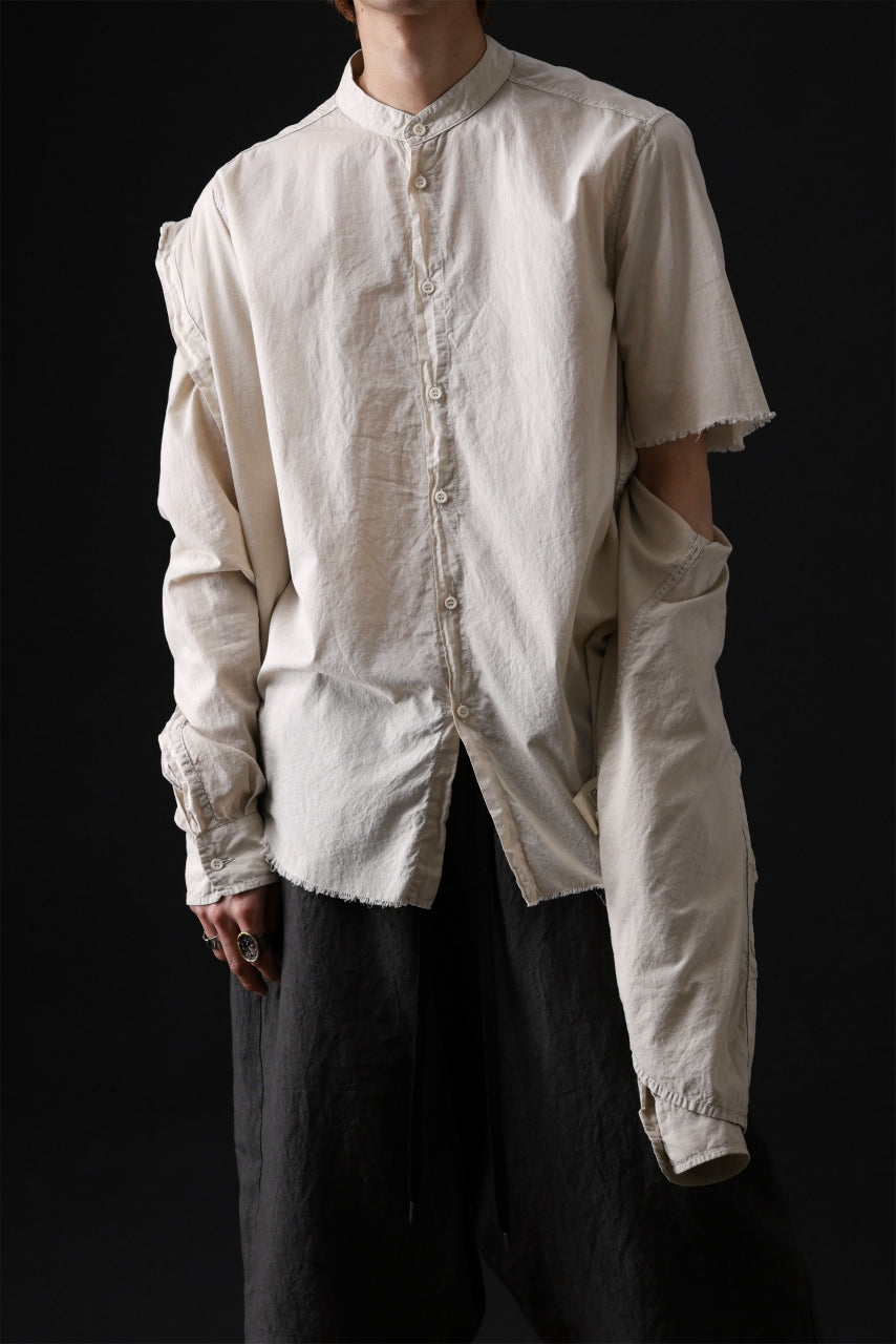 Load image into Gallery viewer, daub DYEING MINIMAL SS SHIRT / ORGANIC COTTON (SAND)