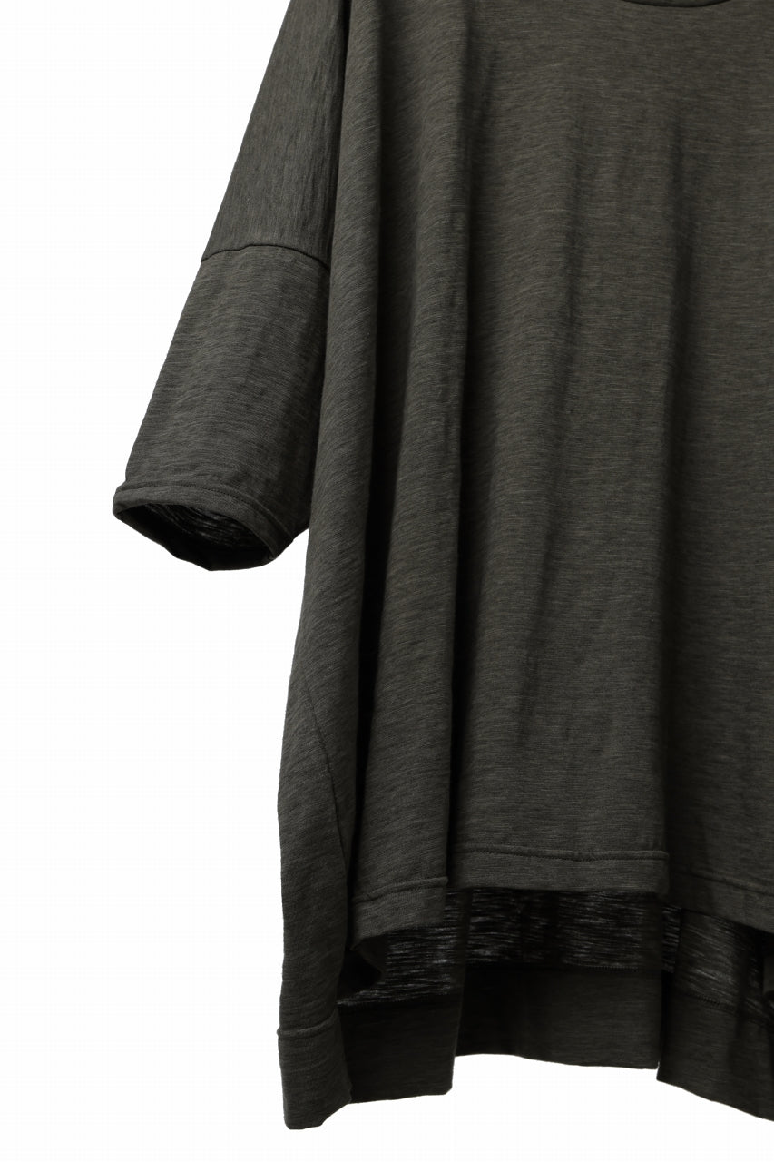 画像をギャラリービューアに読み込む, A.F ARTEFACT OVER SIZED DOLMAN TEE / SLAB JERSEY (KHAKI)