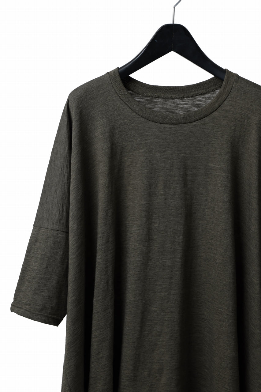 画像をギャラリービューアに読み込む, A.F ARTEFACT OVER SIZED DOLMAN TEE / SLAB JERSEY (KHAKI)