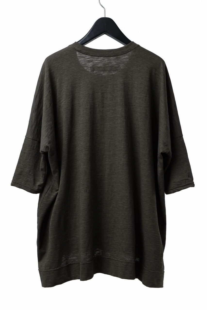 画像をギャラリービューアに読み込む, A.F ARTEFACT OVER SIZED DOLMAN TEE / SLAB JERSEY (KHAKI)