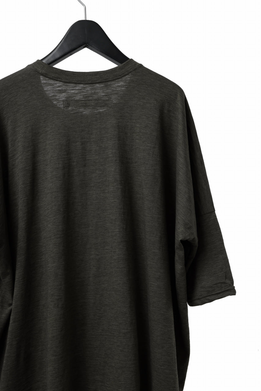 画像をギャラリービューアに読み込む, A.F ARTEFACT OVER SIZED DOLMAN TEE / SLAB JERSEY (KHAKI)