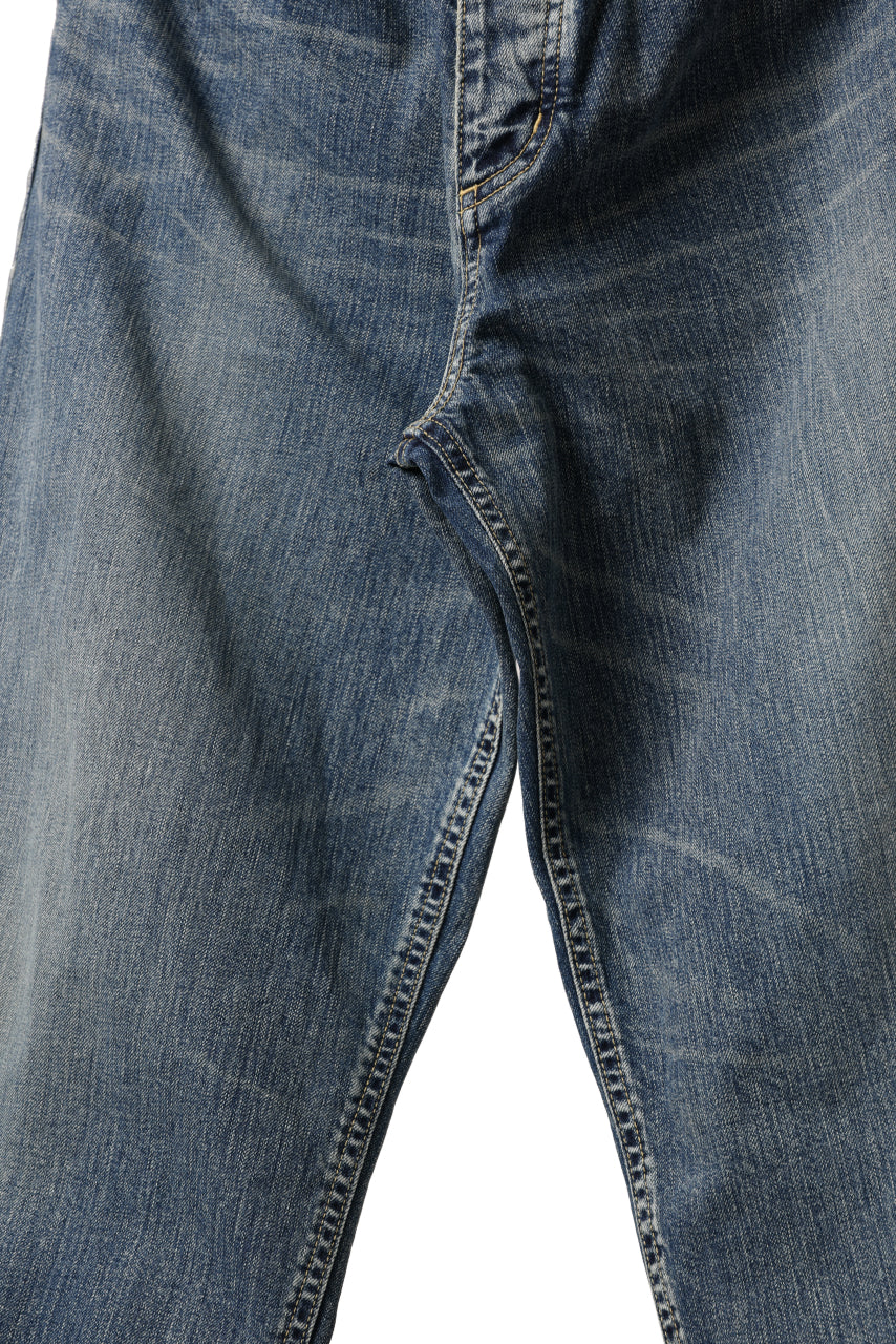 Load image into Gallery viewer, ISAMU KATAYAMA BACKLASH WIDE TAPERED DENIM PANTS / 13oz STRETCH DENIM (INDIGO)