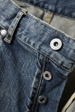 Load image into Gallery viewer, ISAMU KATAYAMA BACKLASH WIDE TAPERED DENIM PANTS / 13oz STRETCH DENIM (INDIGO)