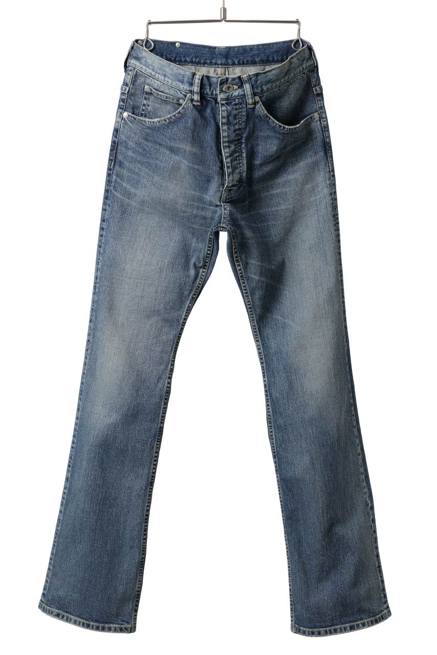 Load image into Gallery viewer, ISAMU KATAYAMA BACKLASH FLARED DENIM PANTS / 13oz STRETCH DENIM (INDIGO)