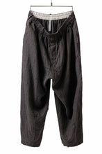 画像をギャラリービューアに読み込む, YUTA MATSUOKA easy darts pants / brushed linen canvas (brown)