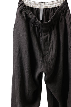 画像をギャラリービューアに読み込む, YUTA MATSUOKA easy darts pants / brushed linen canvas (brown)