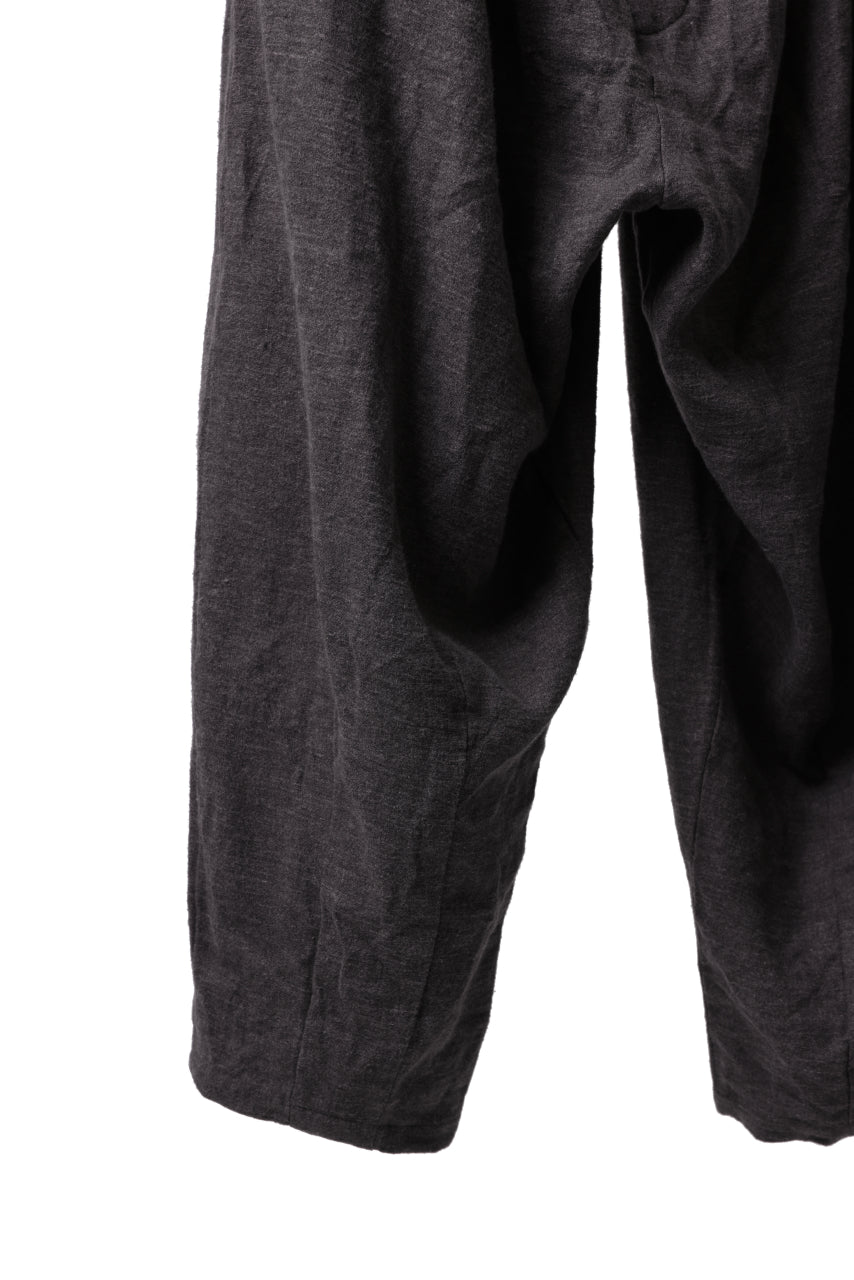画像をギャラリービューアに読み込む, YUTA MATSUOKA easy darts pants / brushed linen canvas (brown)