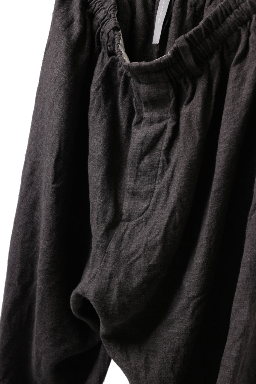 画像をギャラリービューアに読み込む, YUTA MATSUOKA easy darts pants / brushed linen canvas (brown)
