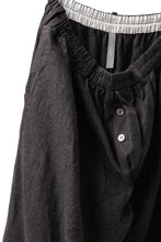画像をギャラリービューアに読み込む, YUTA MATSUOKA easy darts pants / brushed linen canvas (brown)
