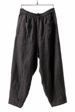 画像をギャラリービューアに読み込む, YUTA MATSUOKA easy darts pants / brushed linen canvas (brown)
