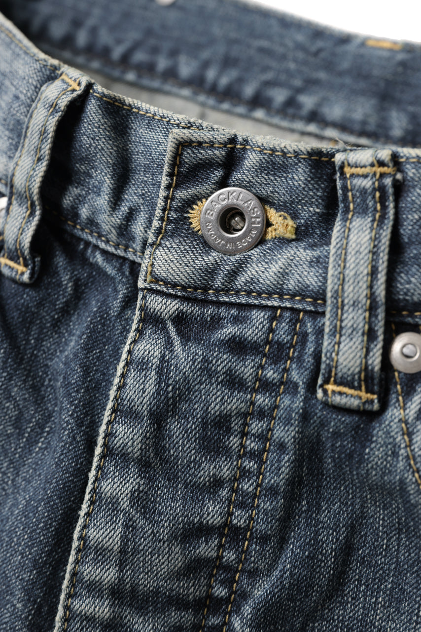 Load image into Gallery viewer, ISAMU KATAYAMA BACKLASH FLARED DENIM PANTS / 13oz STRETCH DENIM (INDIGO)