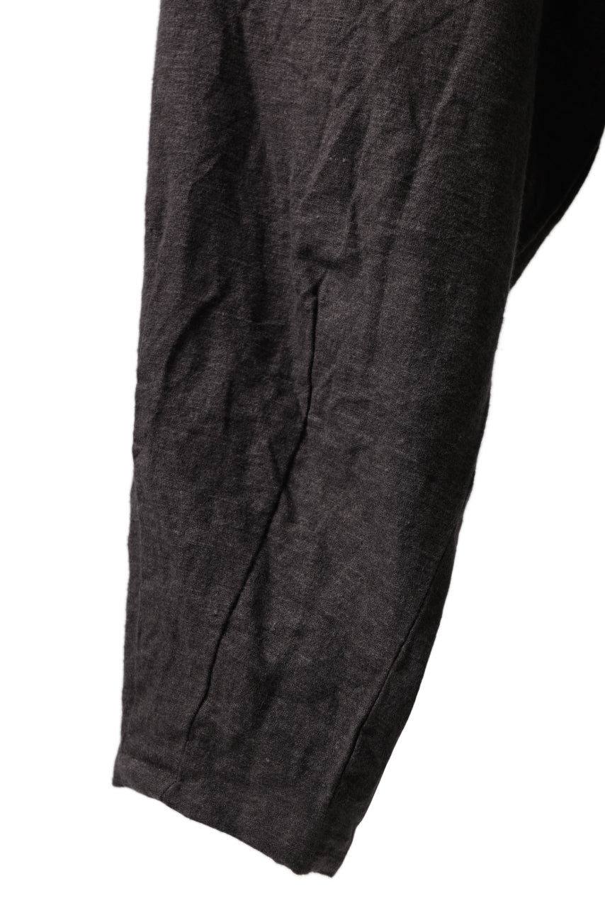 画像をギャラリービューアに読み込む, YUTA MATSUOKA easy darts pants / brushed linen canvas (brown)