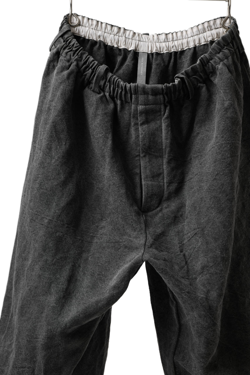 画像をギャラリービューアに読み込む, YUTA MATSUOKA exclusive easy darts pants / high-density linen jp paper (bincho ink black)