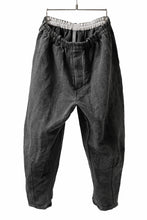 画像をギャラリービューアに読み込む, YUTA MATSUOKA exclusive easy darts pants / high-density linen jp paper (bincho ink black)
