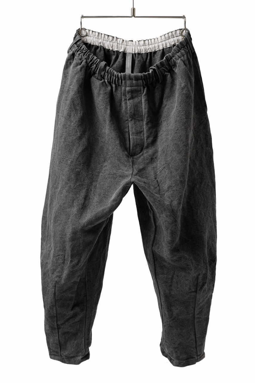 画像をギャラリービューアに読み込む, YUTA MATSUOKA exclusive easy darts pants / high-density linen jp paper (bincho ink black)