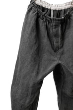 画像をギャラリービューアに読み込む, YUTA MATSUOKA exclusive easy darts pants / high-density linen jp paper (bincho ink black)