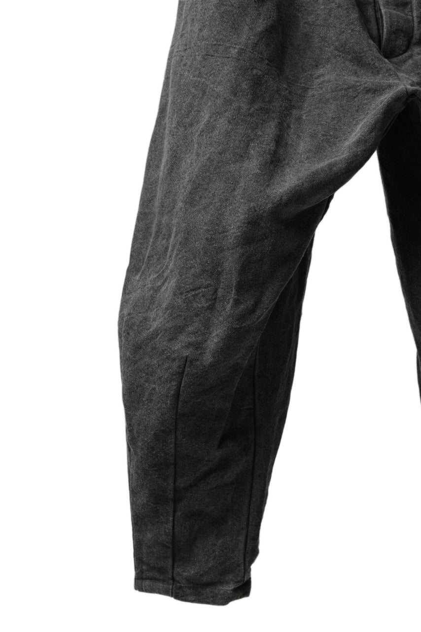 画像をギャラリービューアに読み込む, YUTA MATSUOKA exclusive easy darts pants / high-density linen jp paper (bincho ink black)