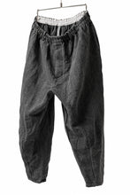 画像をギャラリービューアに読み込む, YUTA MATSUOKA exclusive easy darts pants / high-density linen jp paper (bincho ink black)