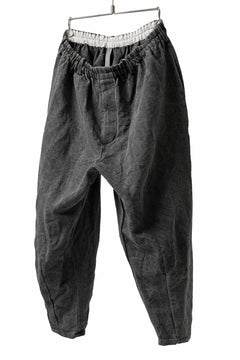 画像をギャラリービューアに読み込む, YUTA MATSUOKA exclusive easy darts pants / high-density linen jp paper (bincho ink black)