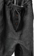 画像をギャラリービューアに読み込む, YUTA MATSUOKA exclusive easy darts pants / high-density linen jp paper (bincho ink black)