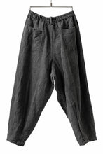 画像をギャラリービューアに読み込む, YUTA MATSUOKA exclusive easy darts pants / high-density linen jp paper (bincho ink black)
