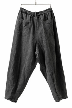 画像をギャラリービューアに読み込む, YUTA MATSUOKA exclusive easy darts pants / high-density linen jp paper (bincho ink black)