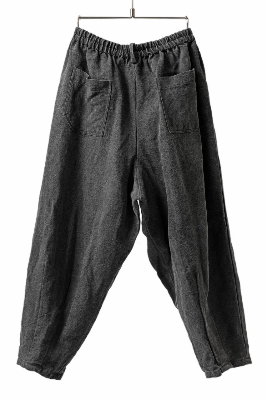 画像をギャラリービューアに読み込む, YUTA MATSUOKA exclusive easy darts pants / high-density linen jp paper (bincho ink black)
