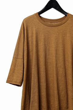画像をギャラリービューアに読み込む, A.F ARTEFACT OVER SIZED DOLMAN TEE / SLAB JERSEY (MUSTARD)