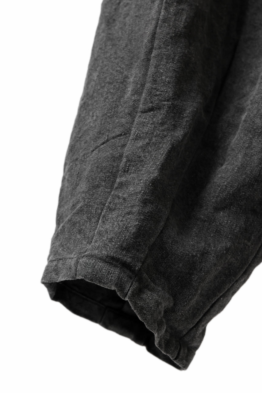 画像をギャラリービューアに読み込む, YUTA MATSUOKA exclusive easy darts pants / high-density linen jp paper (bincho ink black)