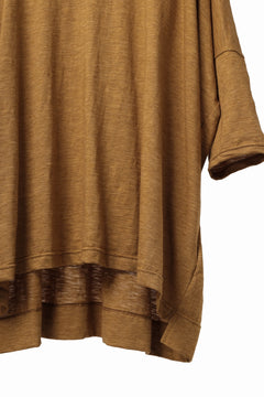 画像をギャラリービューアに読み込む, A.F ARTEFACT OVER SIZED DOLMAN TEE / SLAB JERSEY (MUSTARD)