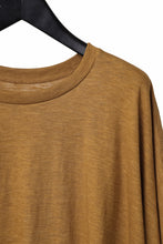 画像をギャラリービューアに読み込む, A.F ARTEFACT OVER SIZED DOLMAN TEE / SLAB JERSEY (MUSTARD)