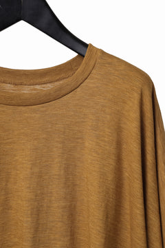 画像をギャラリービューアに読み込む, A.F ARTEFACT OVER SIZED DOLMAN TEE / SLAB JERSEY (MUSTARD)