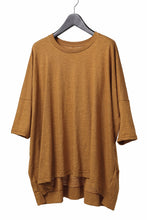 画像をギャラリービューアに読み込む, A.F ARTEFACT OVER SIZED DOLMAN TEE / SLAB JERSEY (MUSTARD)