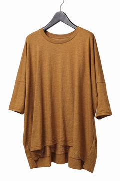 画像をギャラリービューアに読み込む, A.F ARTEFACT OVER SIZED DOLMAN TEE / SLAB JERSEY (MUSTARD)