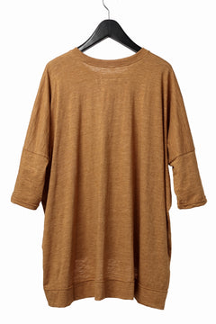 画像をギャラリービューアに読み込む, A.F ARTEFACT OVER SIZED DOLMAN TEE / SLAB JERSEY (MUSTARD)