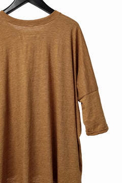 画像をギャラリービューアに読み込む, A.F ARTEFACT OVER SIZED DOLMAN TEE / SLAB JERSEY (MUSTARD)