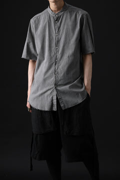 画像をギャラリービューアに読み込む, daub DYEING MINIMAL SS SHIRT / ORGANIC COTTON (GREY)