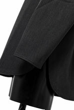 画像をギャラリービューアに読み込む, ISAMU KATAYAMA BACKLASH ROUND HEM L/S TOPS / STRETCH HEAT STORAGE FLEECE (GREY)
